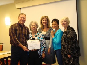 Patsy receiving her Advanced Personality Trainer Certification